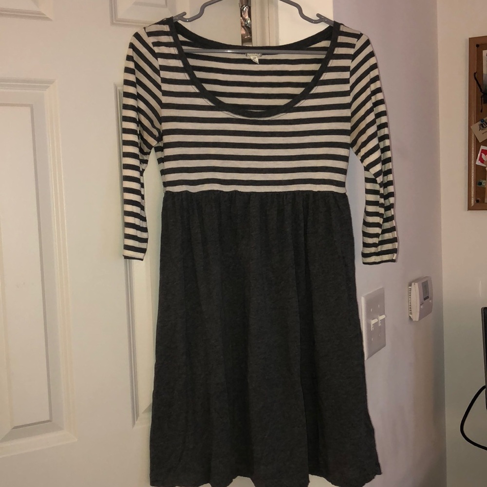 3/4 sleeve babydoll dress